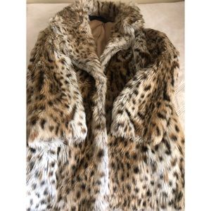 Cheetah Print Fur Coat